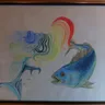 See Rainbow and the Blue Fish on your wall
