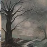 See Winter Moon and Bare Tree on your wall