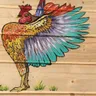 See Shed Cockerel on your wall