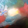 See The Simorgh over the Red Hills on your wall