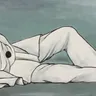 See Reclining Pierrot on your wall