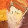 See Orange Turban on your wall
